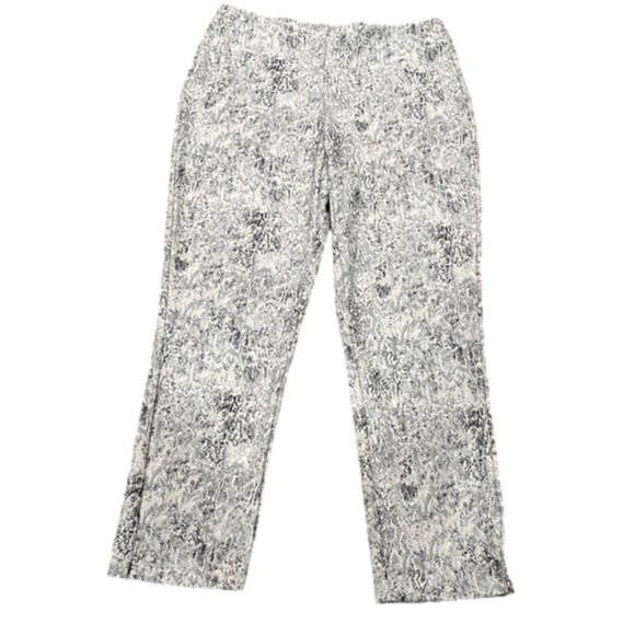 Chico’s Fabulously Slimming Ankle Reptile/Snake Print Stretch Pants-Sz 0.5 (S/6) - Picture 1 of 11